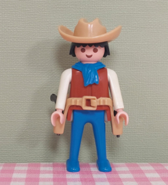 Vintage Playmobil 3304 Cowboys met paard - Western