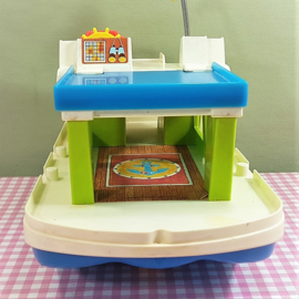 Vintage Fisher Price 985 Happy House Boat -  1972