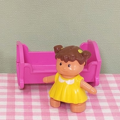 Lego Duplo 2951 / 4908 Lisa pop - Lisa's baby figuur - 2001