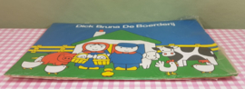 Vintage Dick Bruna De Boerderij plaat met figuren - 1974