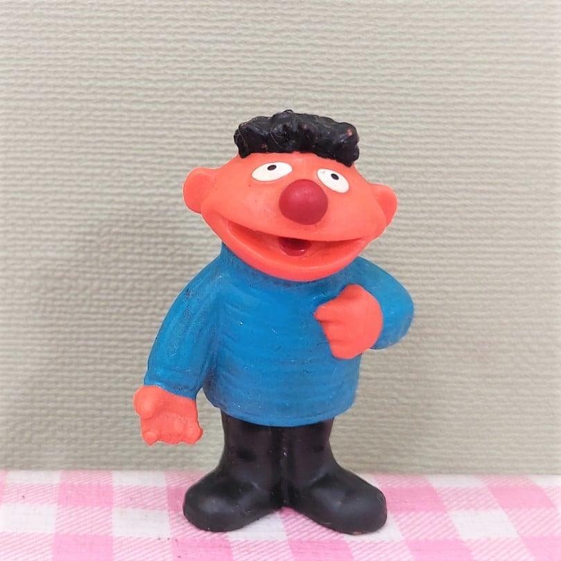 Vintage Ernie figuur Muppets Inc. Jim Henson Sesamstraat - Jaren 70/80