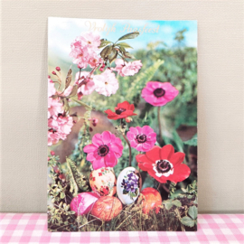 Vintage ansichtkaarten Vrolijk Paasfeest - Set 6 stuks