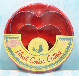 Retro koekvormpjes set 3 stuks