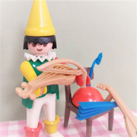 Vintage Playmobil 3390 clown met muziekinstrumenten - Playmobil circus