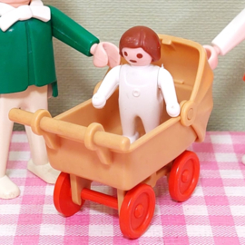 Vintage Playmobil 3592 Familie met kinderwagen - Playmobil City Life