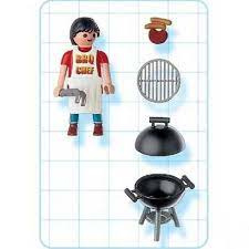Vintage Playmobil Special 4696 BBQ Chef barbeque