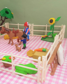 Playmobil set manege - paarden - boerderij - kinderboerderij