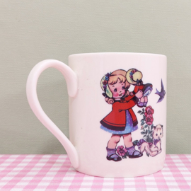 Dolly Girl schattige nostalgische beker - mok - Meisje met pop