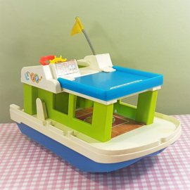 Vintage Fisher Price 985 Happy House Boat -  1972