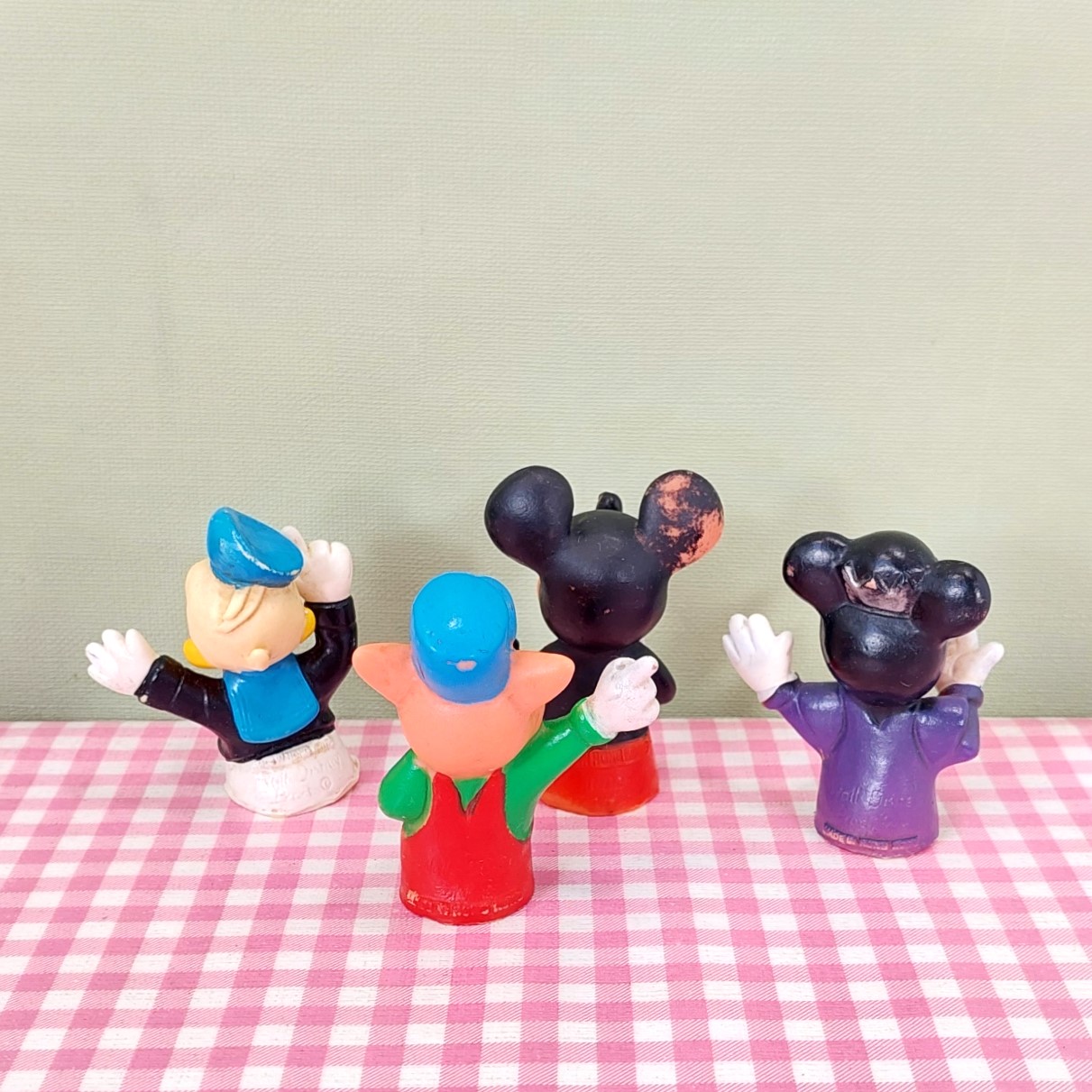 Vintage Disney figuren Mickey Mouse Donald Duck - Jaren 60/70