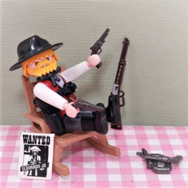 Playmobil 3813 Sheriff  met schommelstoel - Western