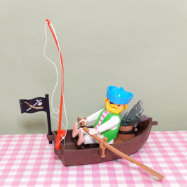 Playmobil 3792 Piraat met roeiboot - Playmobil piraten