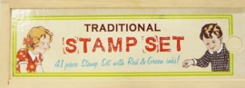 Stempelset ABC - Traditional Stamp Set - Letter stempels
