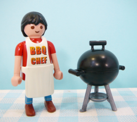 Playmobil Special 4696 BBQ Chef - Man met barbecue - 2005