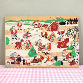 Vintage puzzels & spellen