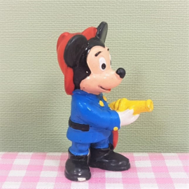 Vintage Bullyland figuur Mickey Mouse als brandweerman