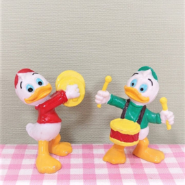 Vintage Bullyland Disney figuren kwik, kwek en kwak - Donald Duck