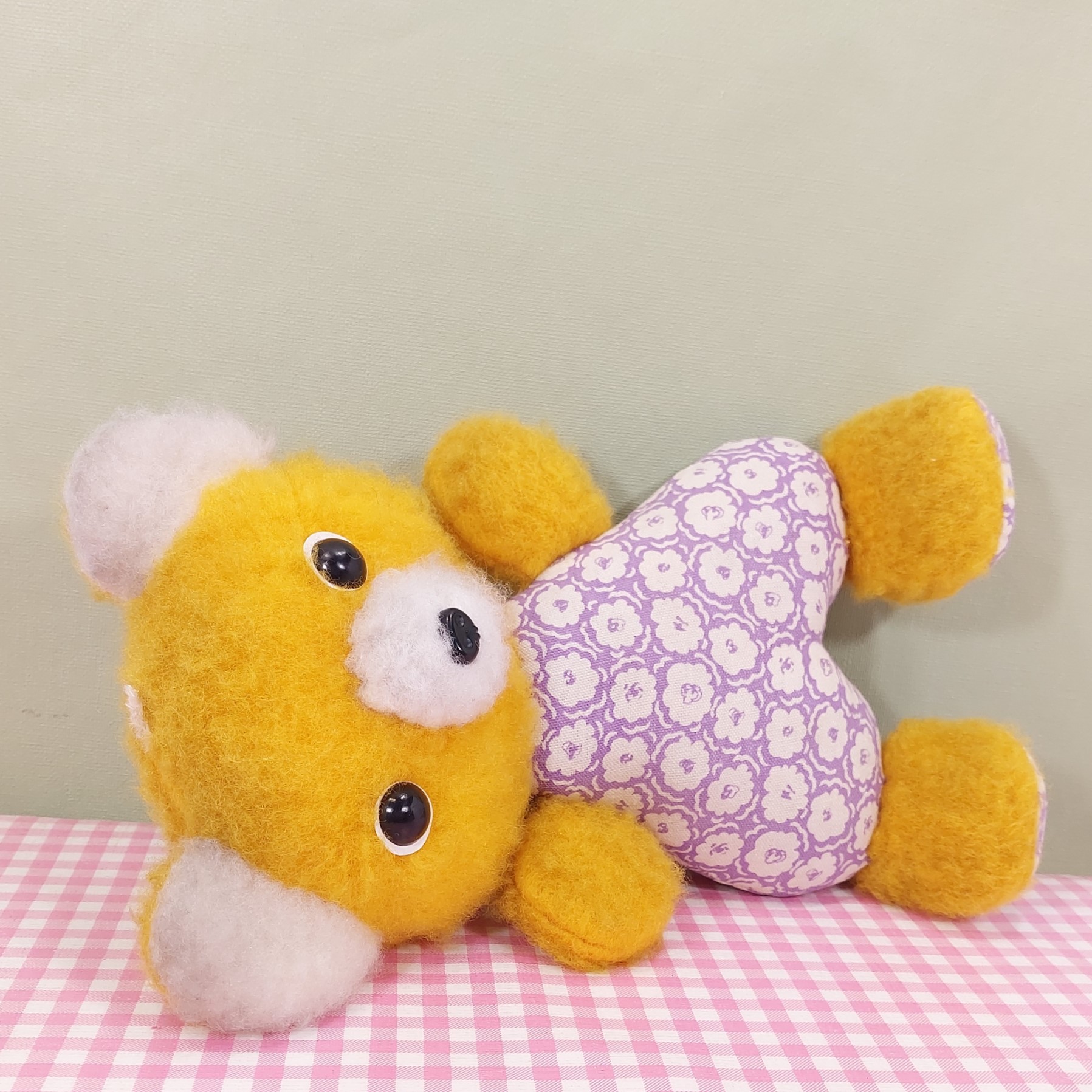 Vintage beer teddybeer retro beertje knuffelbeer - Jaren 70