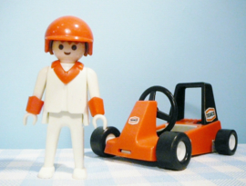 Vintage Playmobil  set 3575 - figuur met racewagen