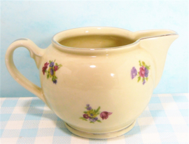 Vintage Bavaria servies -  melkkannetje gebloemd