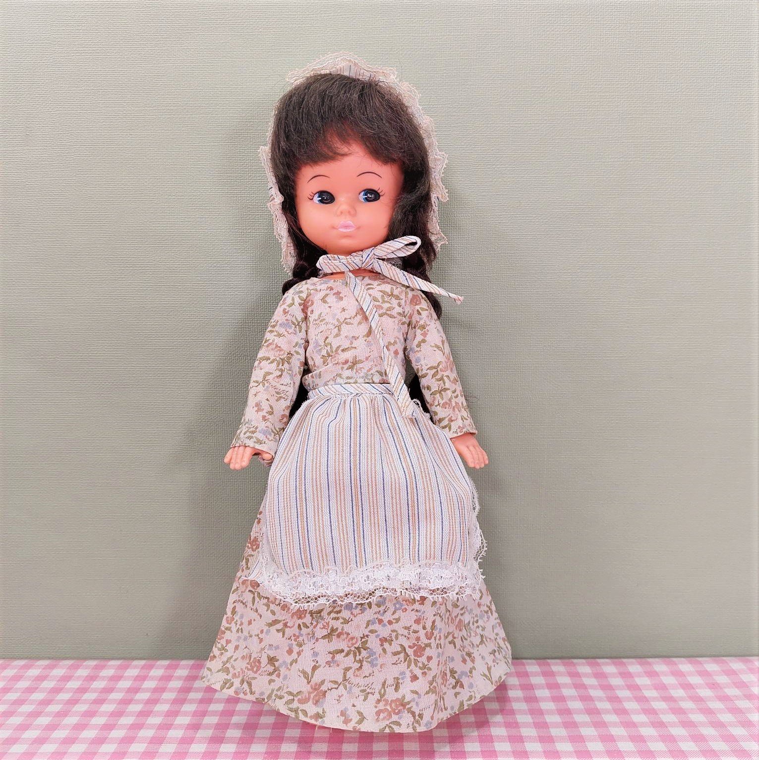 Vintage Playmates pop 28 cm - Jaren 70 poppen Holly Hobbie stijl