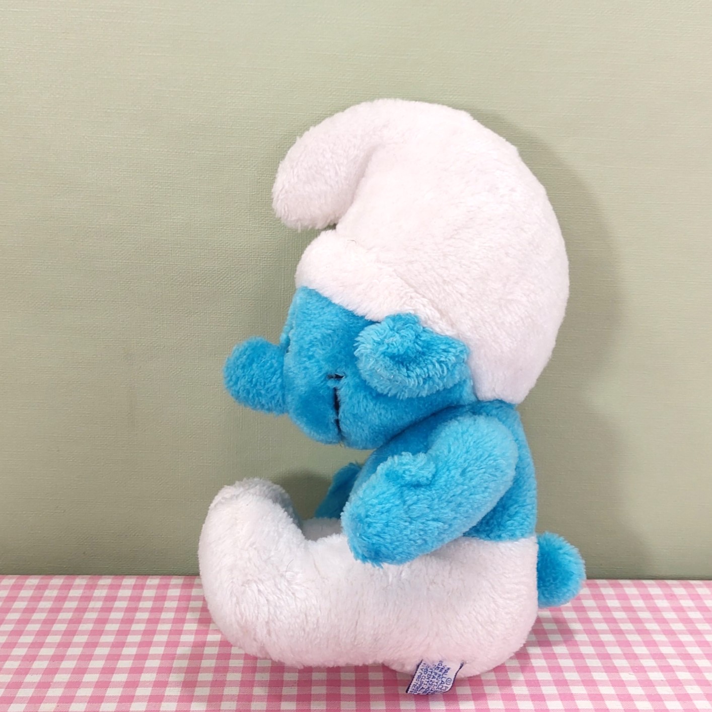 Vintage Smurfen knuffel 28/34 cm - Wallace Berrie Peyo 1979 - Jaren 70