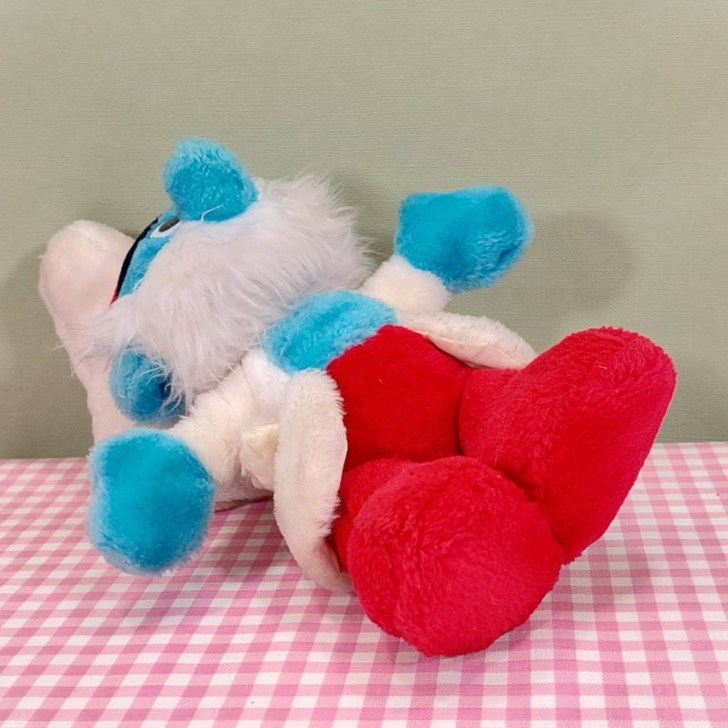 Vintage Wallace Berry knuffel Grote Smurf kapitein - Peyo Smurfen 1983