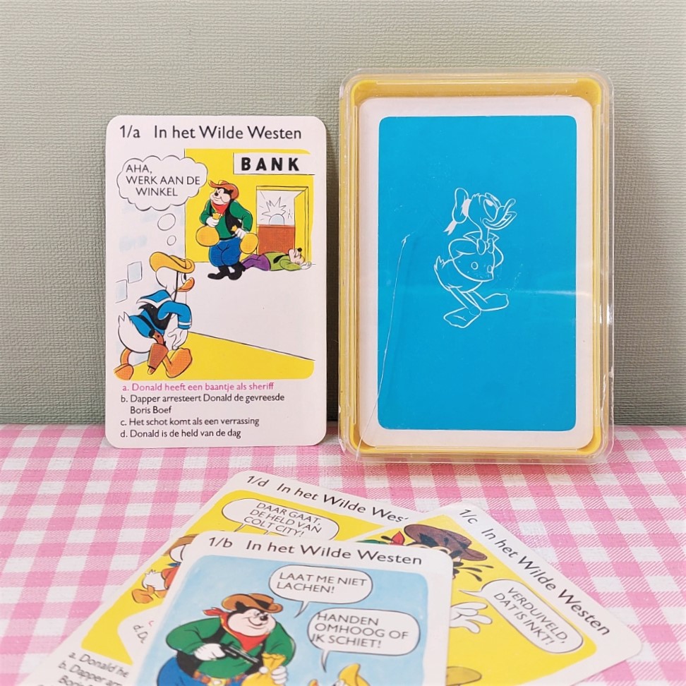 Vintage Donald Duck kwartetspel - Walt Disney