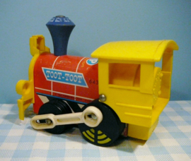 Vintage Fisher Price no. 643 Toot Toot Engine -  1964