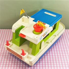 Vintage Fisher Price 985 Happy House Boat -  1972