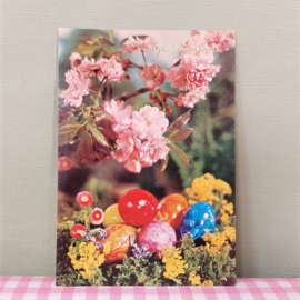 Vintage ansichtkaarten Vrolijk Paasfeest - Set 6 stuks