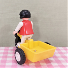 Vintage Playmobil 3359 meisje op driewieler - jaren 80