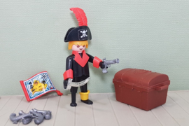 Vintage Playmobil 3385  piraten kapitein - 1978/80