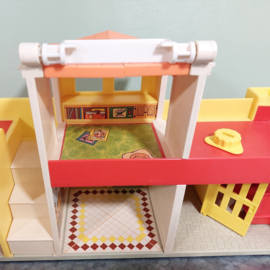 Vintage Fisher Price 997 Little People Play Family Village Street -  1973