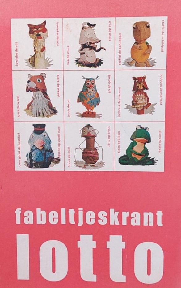 Vintage fabeltjeskrant lotto-spel - J. Van Brunschot - Jaren 70