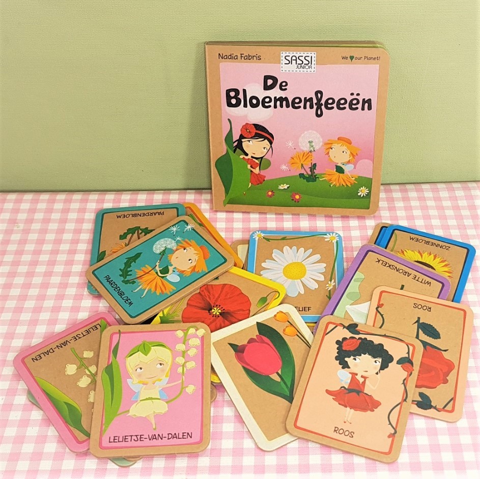 De Bloemenfeeën - Nadia Fabris memory spel & boekje - Sassi Junior