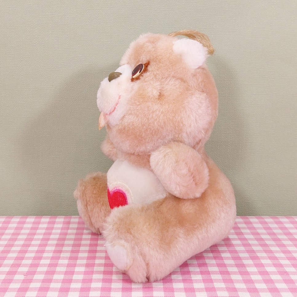 Vintage Care Bears Troetelbeertjes knuffel Tenderheart - Kenner 1983