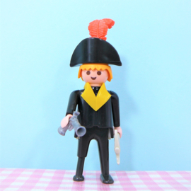 Vintage Playmobil piraat kapitein met houtenpoot - Playmobil piraten