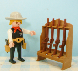 Playmobil 3381 Sheriff met wapens - Playmobil western
