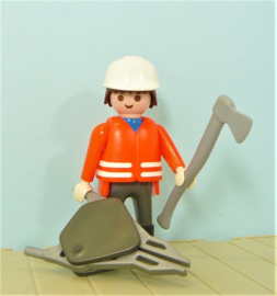 Playmobil brandweerman figuur -  Playmobil Brandweer