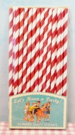 25 Rietjes papier - 25 Paper Party Straws