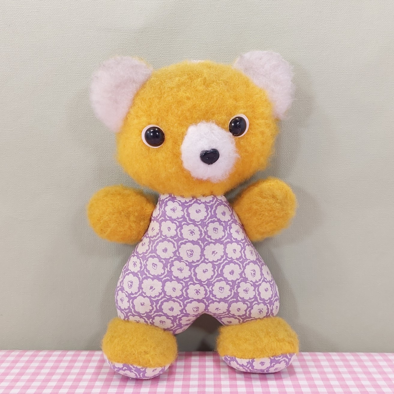 Vintage beer teddybeer retro beertje knuffelbeer - Jaren 70