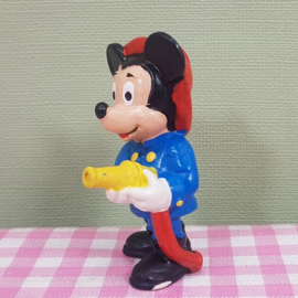 Vintage Bullyland figuur Mickey Mouse als brandweerman