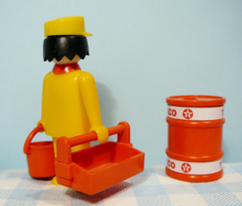 Vintage Playmobil figuur Texaco garage - 1979