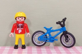 Playmobil Special 4556 jongen op fiets - Playmobil Sport