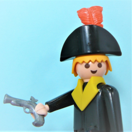 Vintage Playmobil piraat kapitein met houtenpoot - Playmobil piraten