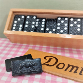 Vintage domino spel - Homas Dominospel