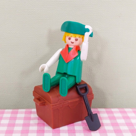 Vintage Playmobil piraten - groene piraat met haak 1978