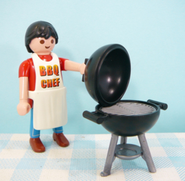 Playmobil Special 4696 BBQ Chef - Man met barbecue - 2005