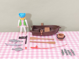 Playmobil 3792 Piraat met roeiboot - Playmobil piraten